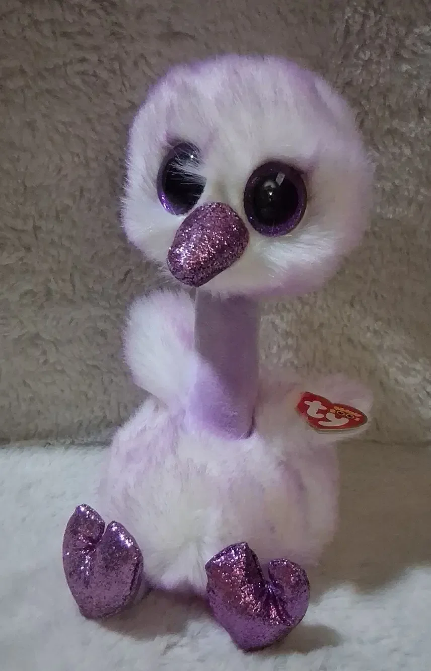 Ty Beanie Baby Purple Flamingo Stuffed Animal Toy Kenya